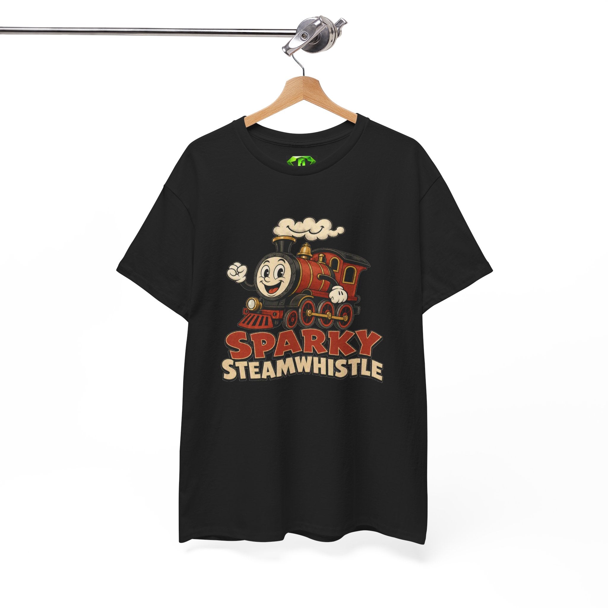 Sparky SteamWhistle - Kryptonite T-Shirt | Kryptonite Black Unisex Tee, S-4XL