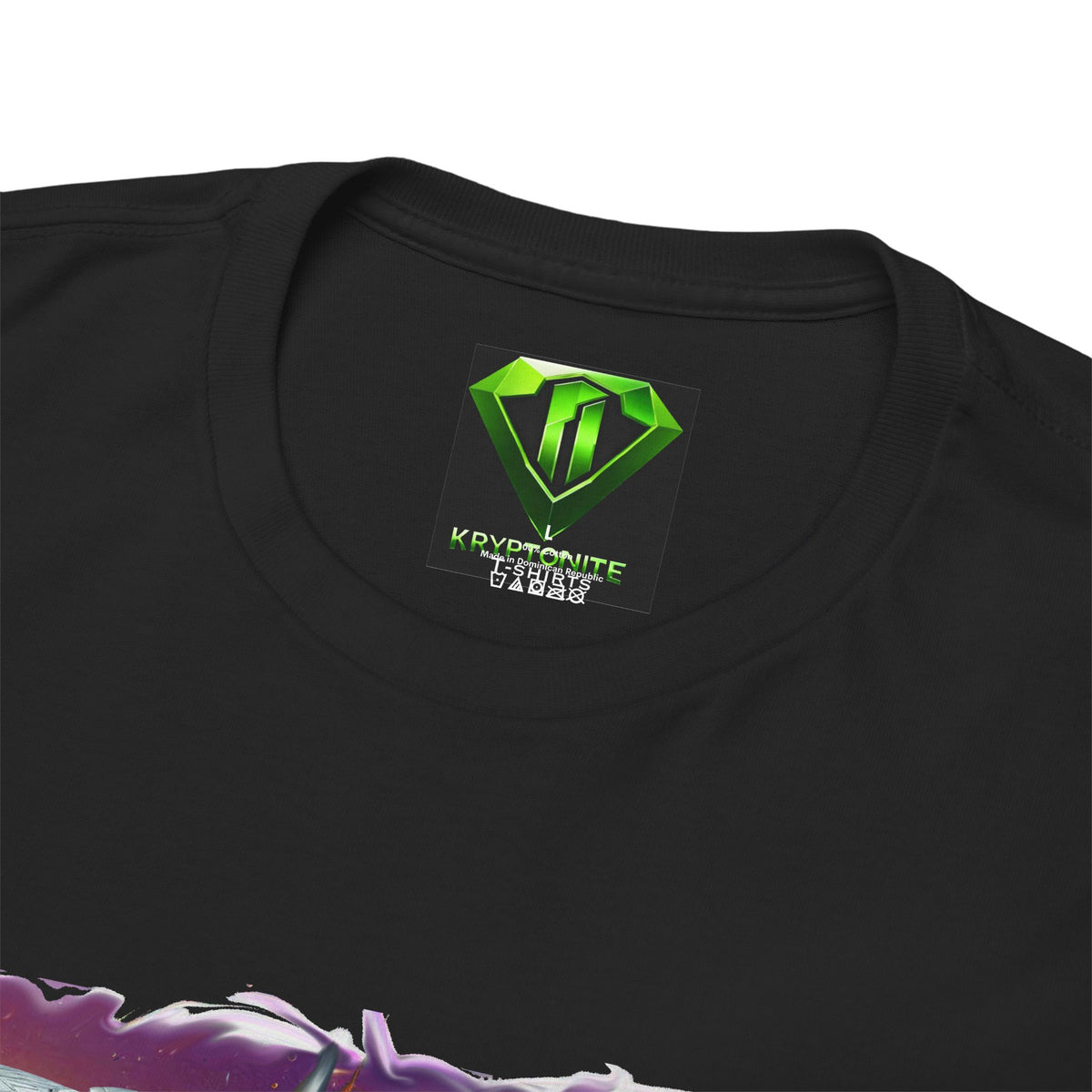 Alien Flying Under the Influence - Kryptonite T-Shirt | Kryptonite Black Unisex Tee, S-4XL