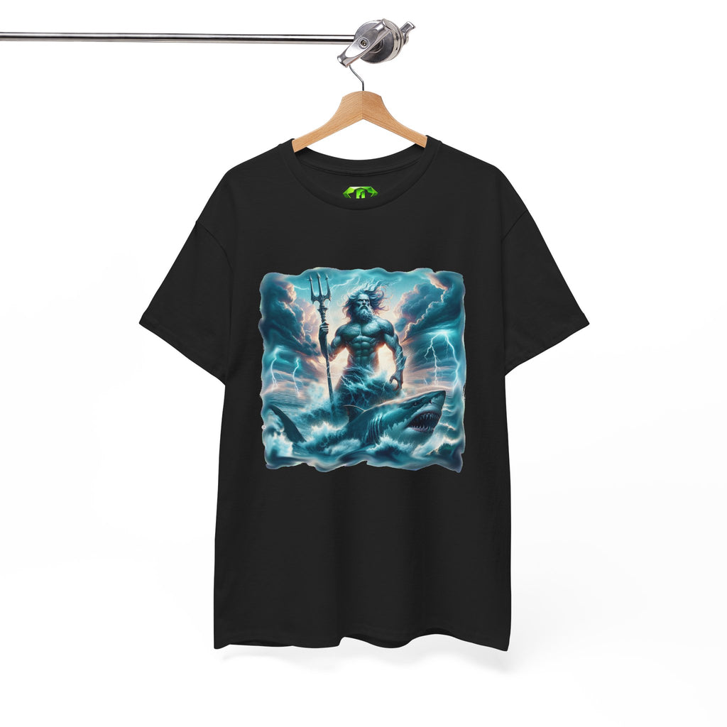 Neptunes Shark-  Kryptonite T-Shirt | Kryptonite Black Unisex Tee, S-4XL