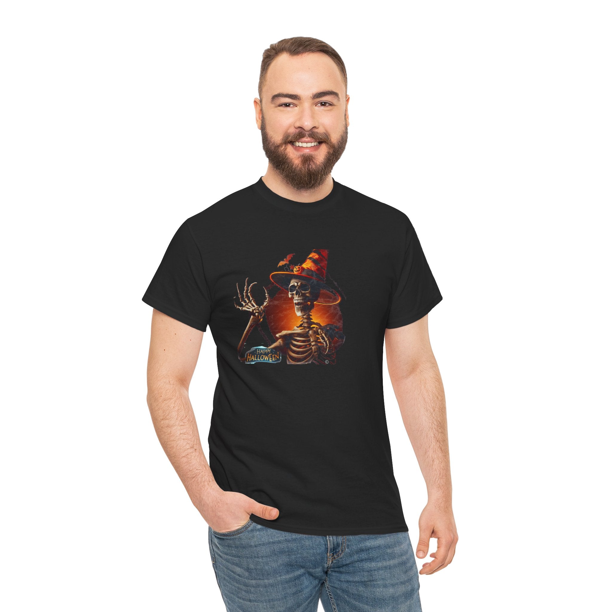 Skeleton Halloween -  Kryptonite T-Shirt | Kryptonite Black Unisex Tee, S-4XL