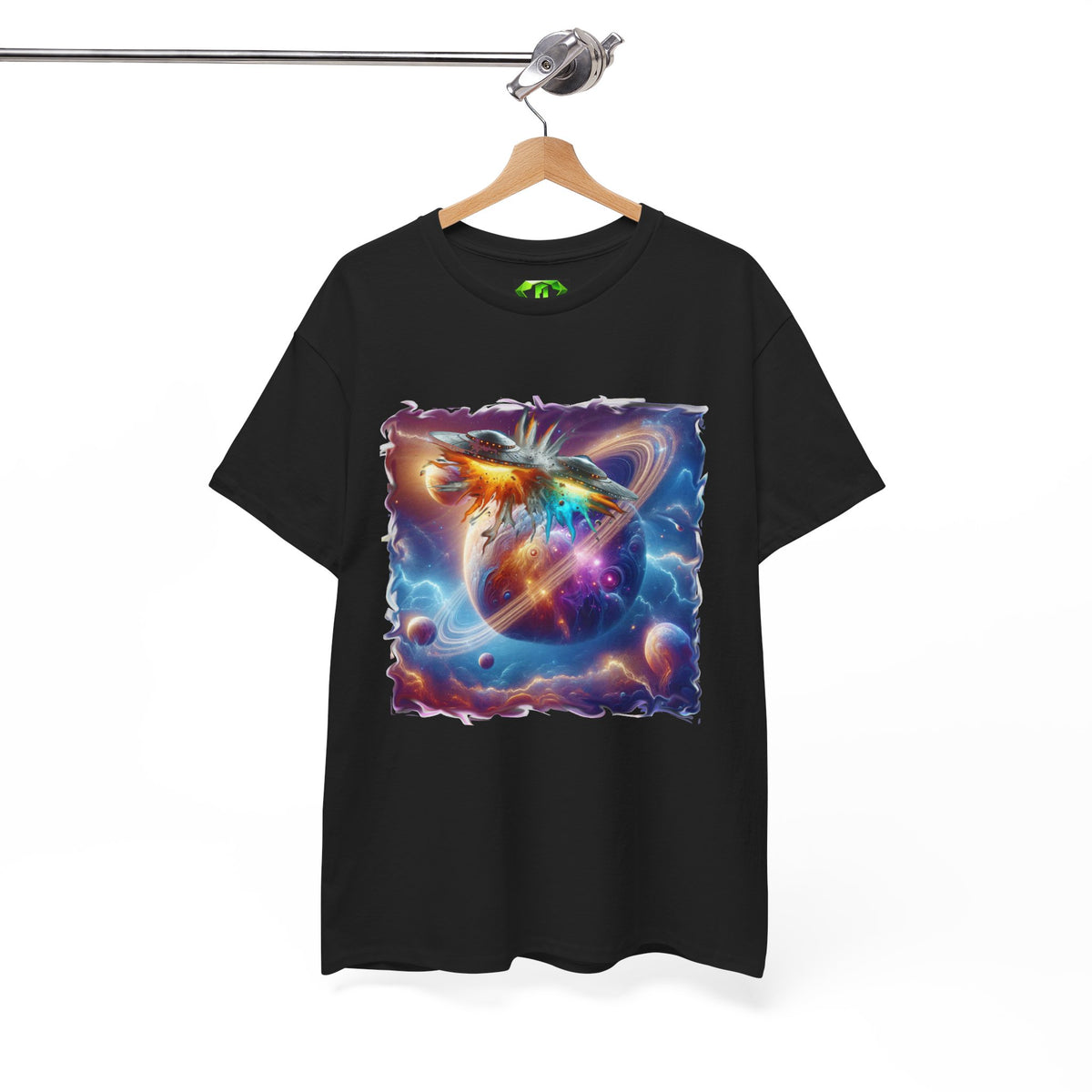 Alien Flying Under the Influence - Kryptonite T-Shirt | Kryptonite Black Unisex Tee, S-4XL