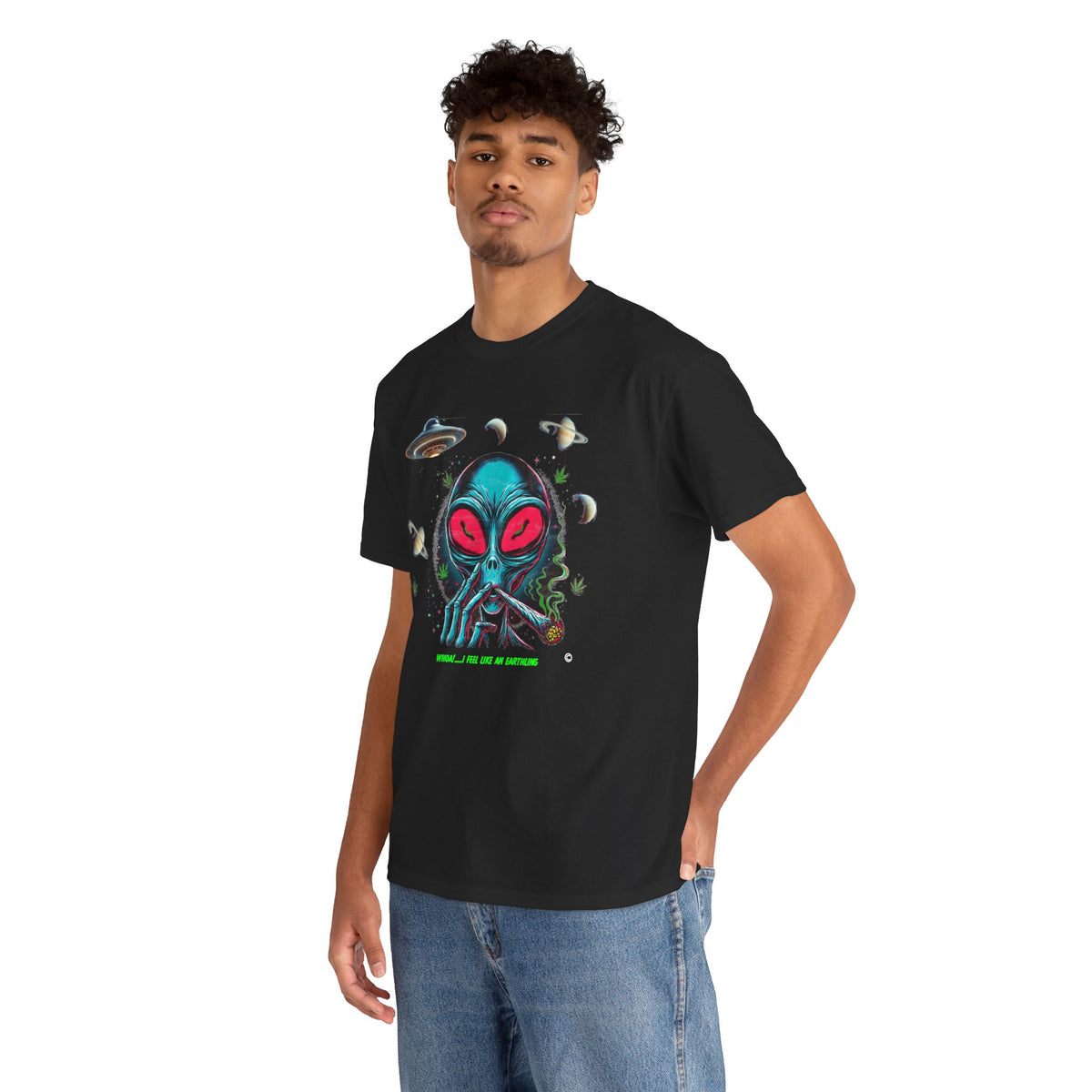 Whoa I feel like an Earthling- Kryptonite T-Shirt | Kryptonite Black Unisex Tee, S-4XL