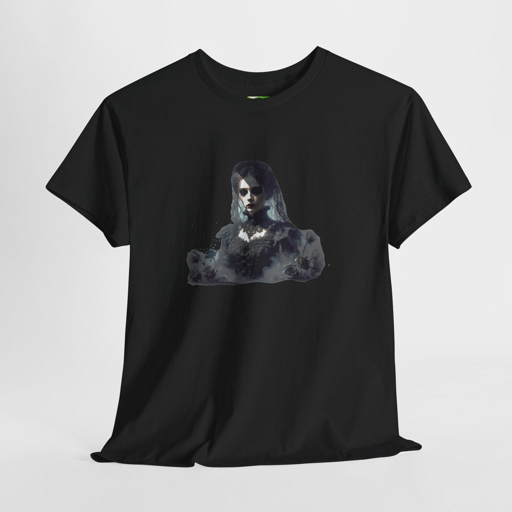 Gothic Queen Short Sleeve T-Shirt | Black Unisex, Cotton, Small-4XL
