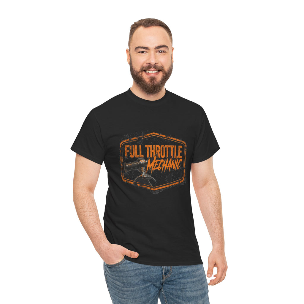 Full Throttle Mechanic - Kryptonite T-Shirt | Kryptonite Black Unisex Tee, S-4XL