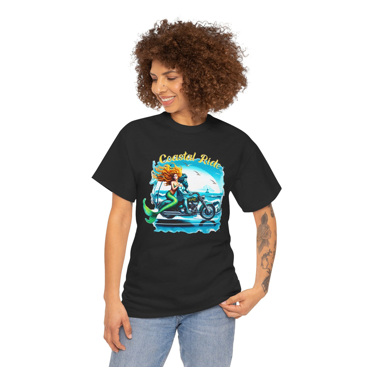 Coastal Ride, Kryptonite T-Shirt | Kryptonite Black Unisex Tee, S-4XL