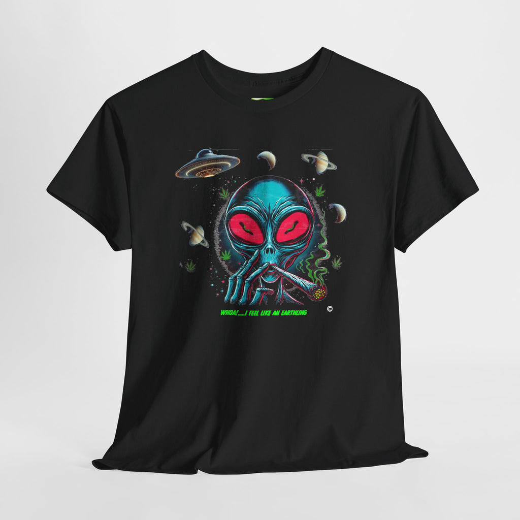 Whoa I feel like an Earthling- Kryptonite T-Shirt | Kryptonite Black Unisex Tee, S-4XL