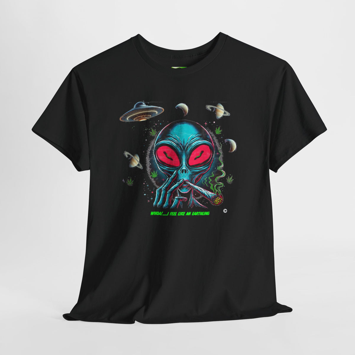 Whoa I feel like an Earthling- Kryptonite T-Shirt | Kryptonite Black Unisex Tee, S-4XL