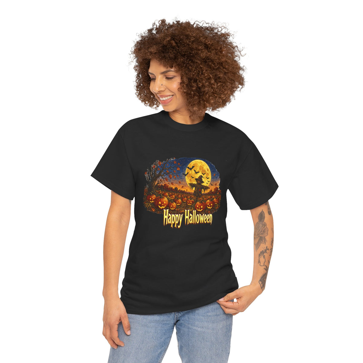 Pumpkin Patch Halloween - Kryptonite T-Shirt | Kryptonite Black Unisex Tee, S-4XL