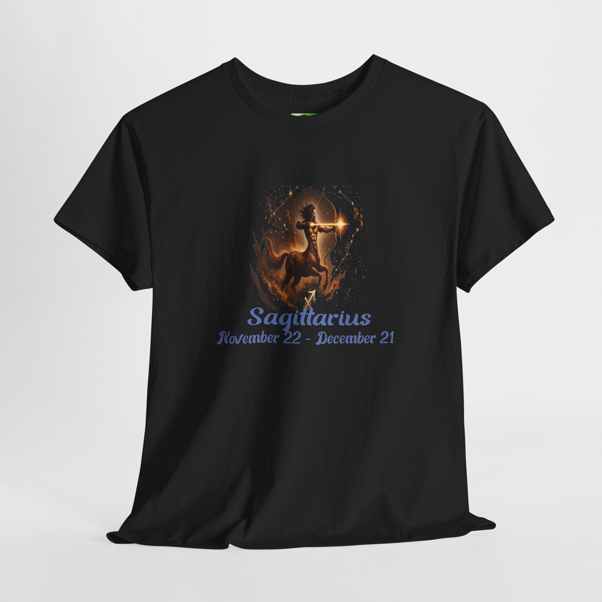 Sagittarius - Kryptonite T-Shirt | Kryptonite Black Unisex Tee, S-4XL