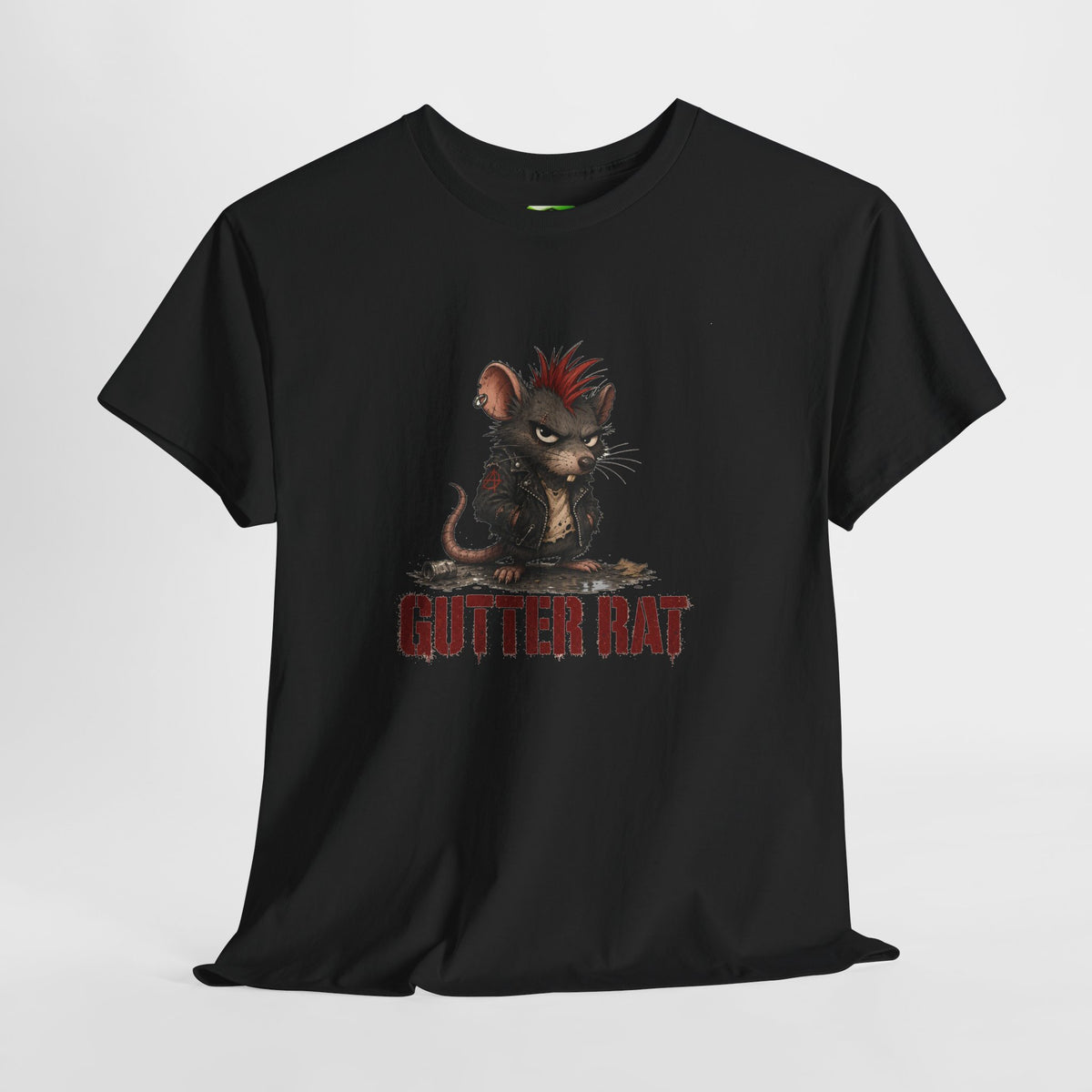 Gutter Rat 1 - Kryptonite T-Shirt | Kryptonite Black Unisex Tee, S-4XL