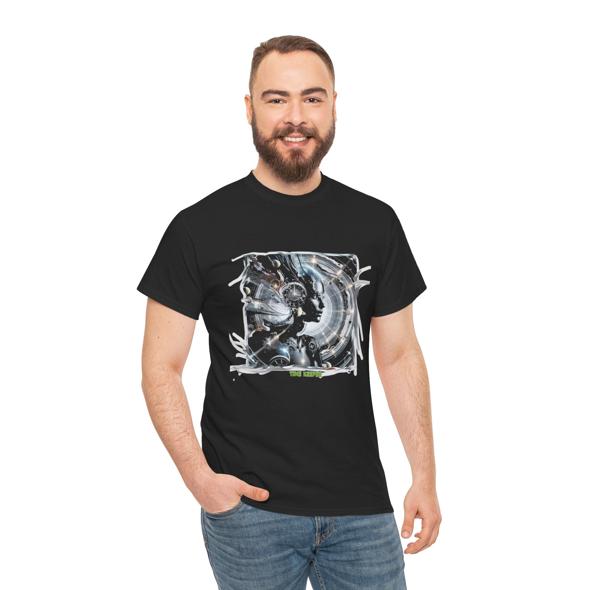 Time Keeper - Kryptonite T-Shirt | Kryptonite Black Unisex Tee, S-4XL