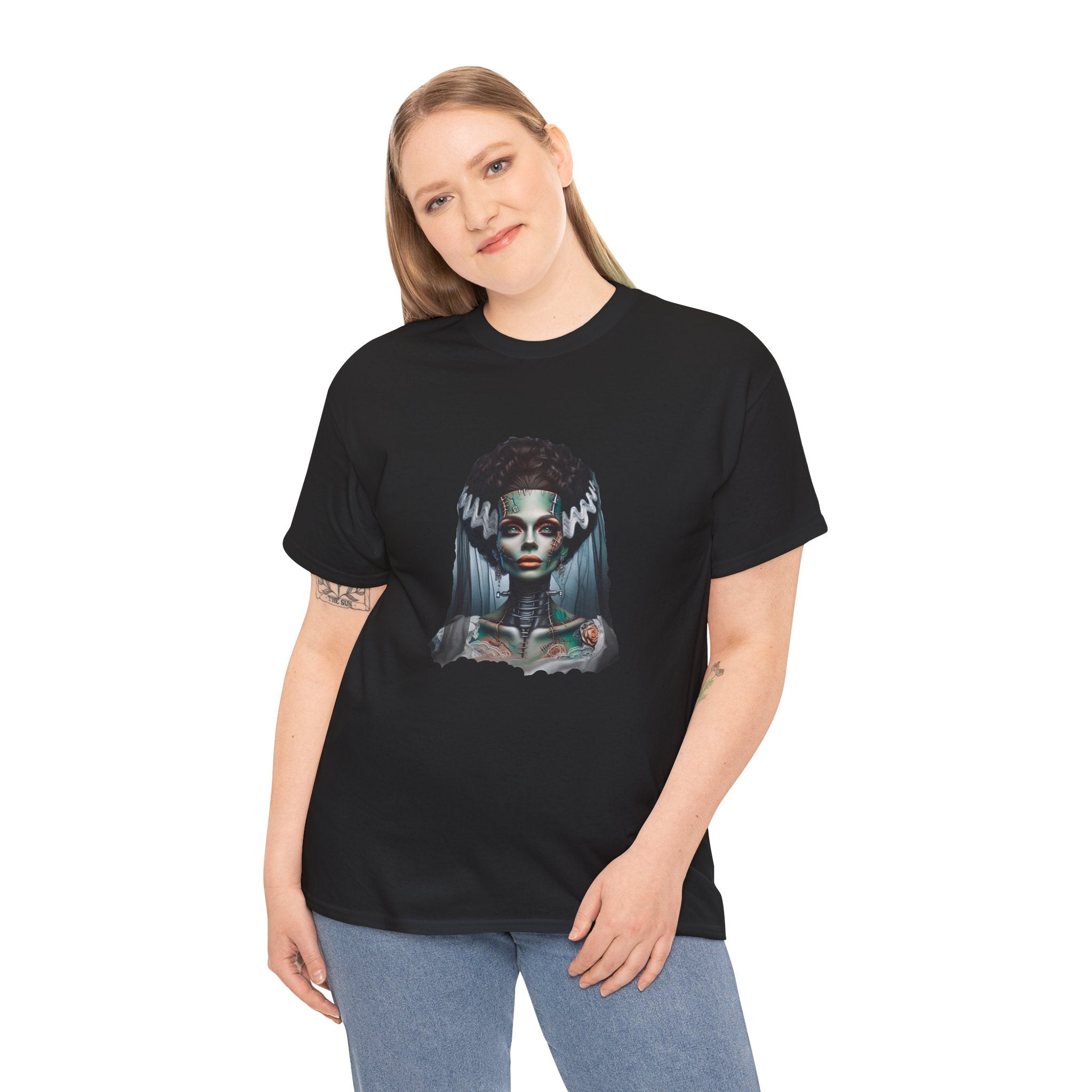 Bride of Frankenstein -  Kryptonite T-Shirt | Kryptonite Black Unisex Tee, S-4XL