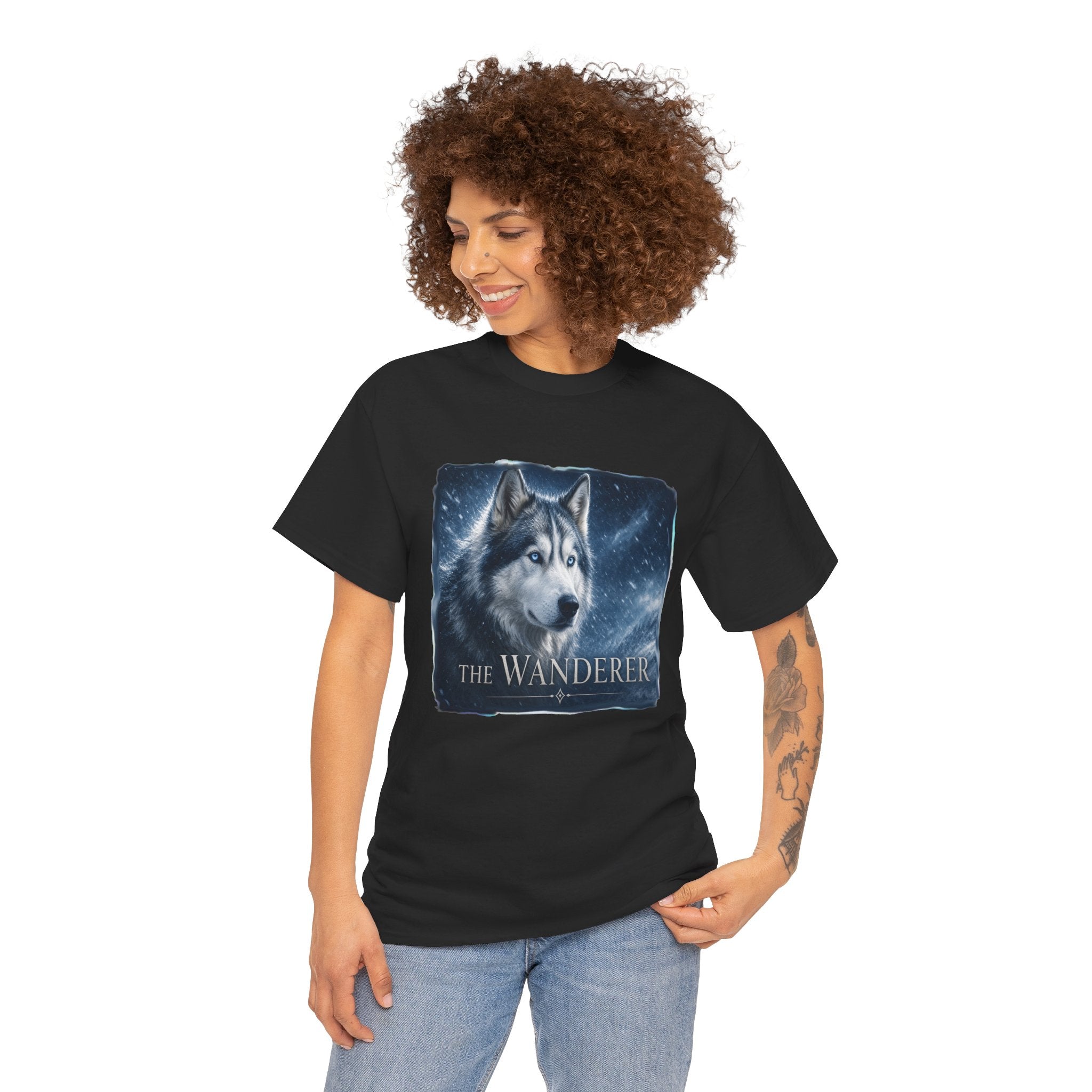The Husky Wanderer - Kryptonite T-Shirt | Kryptonite Black Unisex Tee, S-4XL