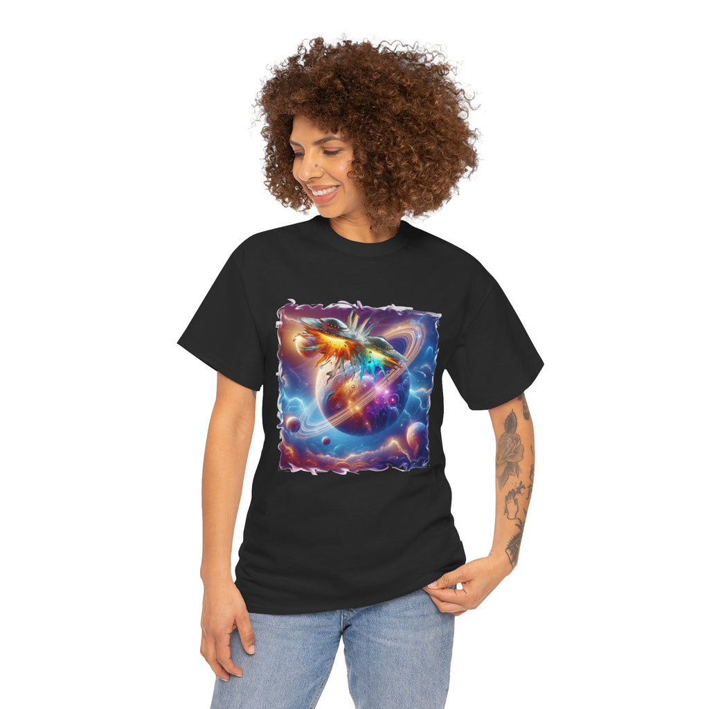 Alien Flying Under the Influence - Kryptonite T-Shirt | Kryptonite Black Unisex Tee, S-4XL