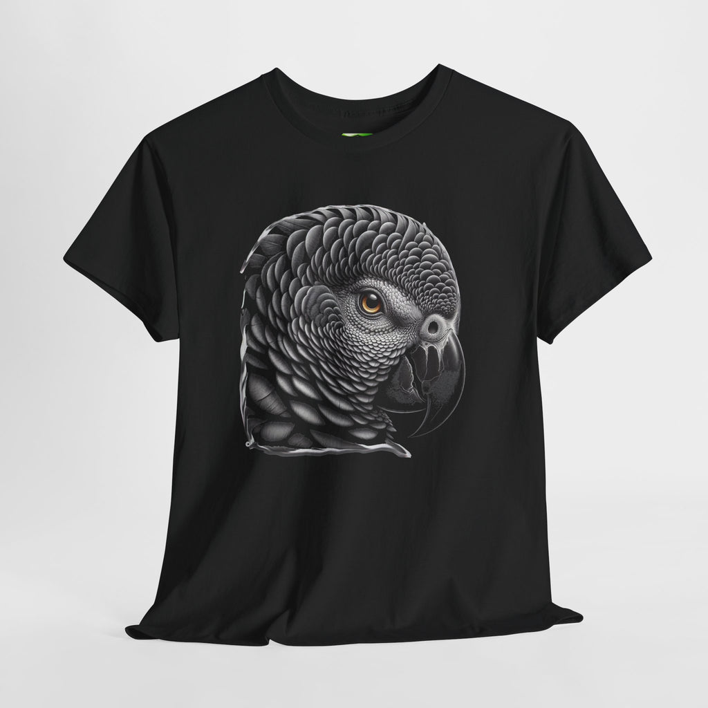 Rox Ann our African Grey - Kryptonite T-Shirt | Kryptonite Black Unisex Tee, S-4XL
