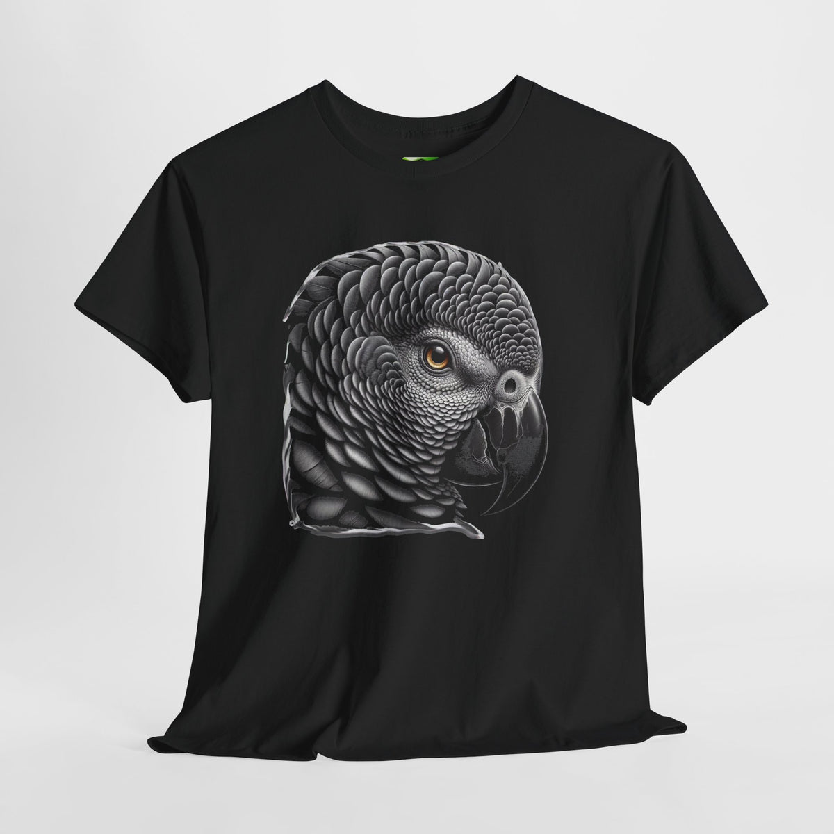 Rox Ann our African Grey - Kryptonite T-Shirt | Kryptonite Black Unisex Tee, S-4XL