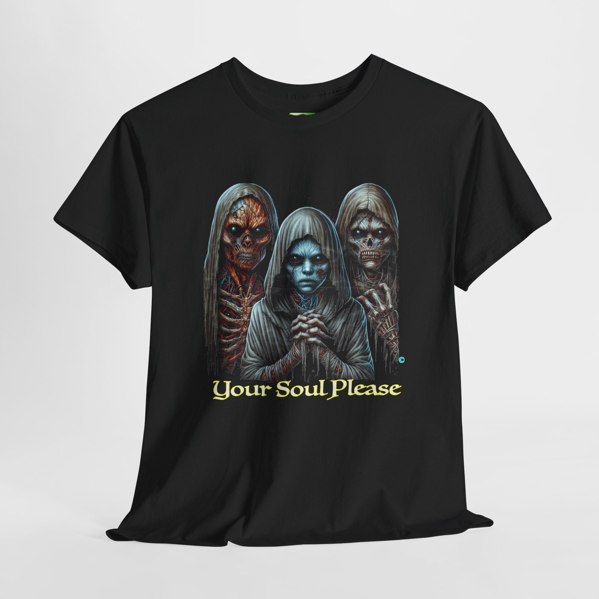 Your Soul Please — Horror Gothic T-Shirt Kryptonite T-Shirts | Black Unisex
