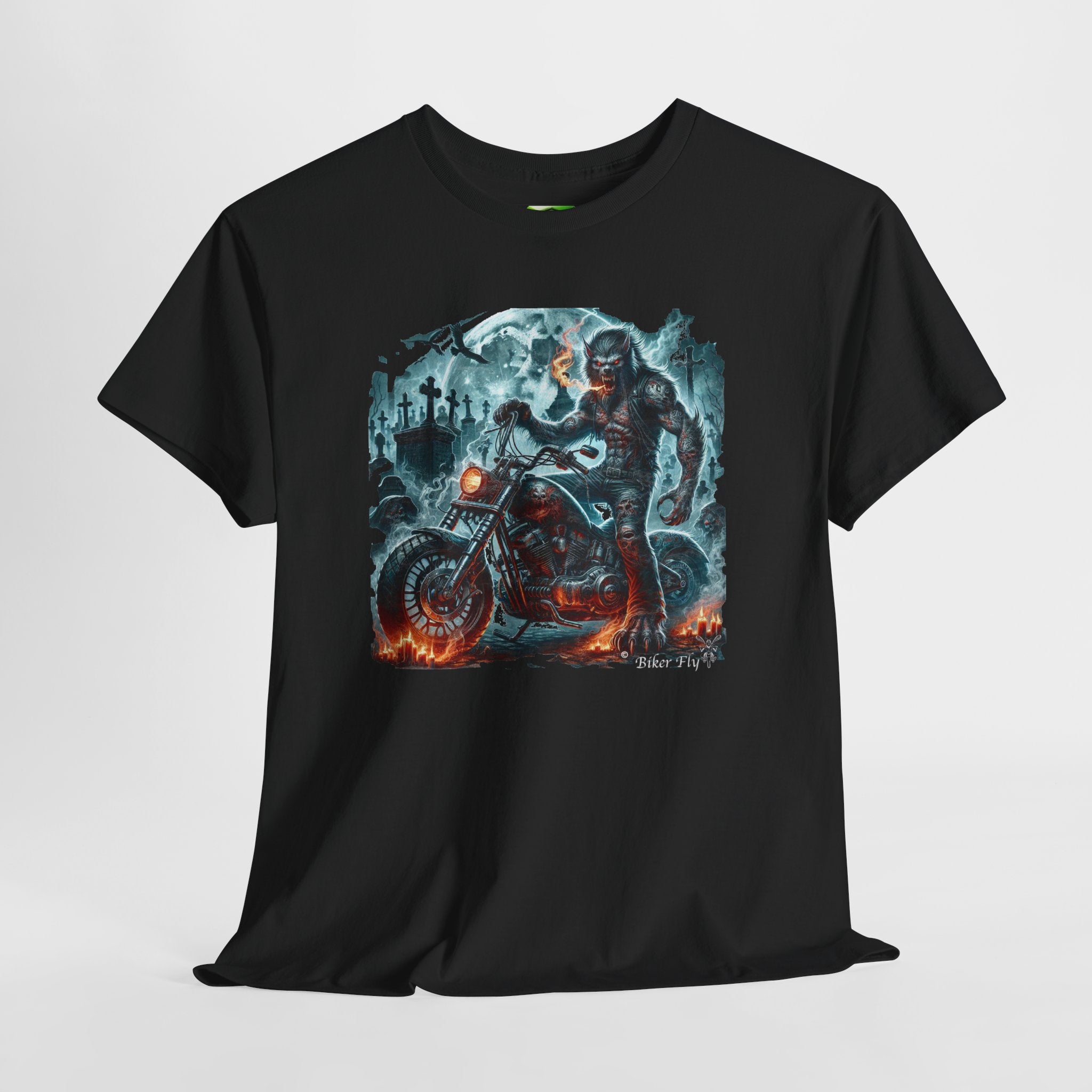 WereWolfBiker2 - Kryptonite T-Shirt | Kryptonite Black Unisex Tee, S-4XL