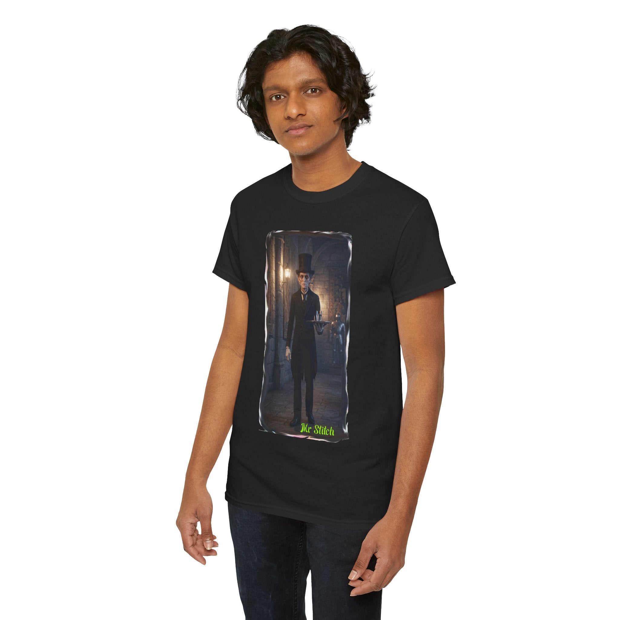 Mr. Stitch — The Butler - Kryptonite T-Shirt | Kryptonite Black Unisex Tee, S-4XL