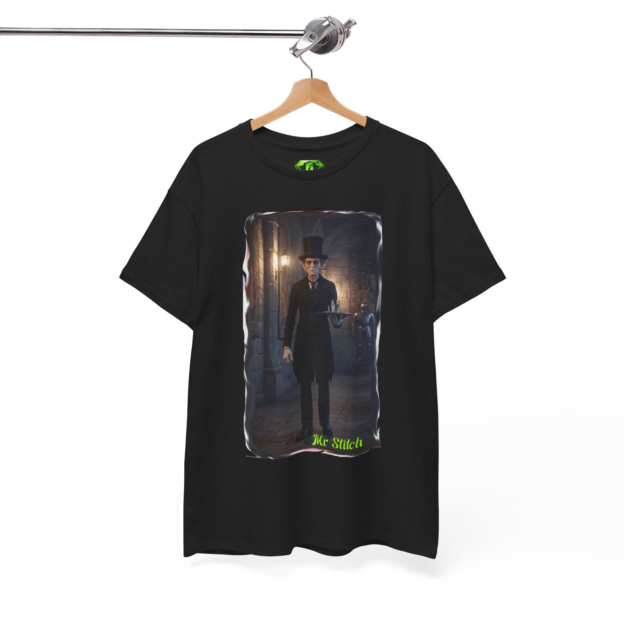 Mr. Stitch — The Butler - Kryptonite T-Shirt | Kryptonite Black Unisex Tee, S-4XL