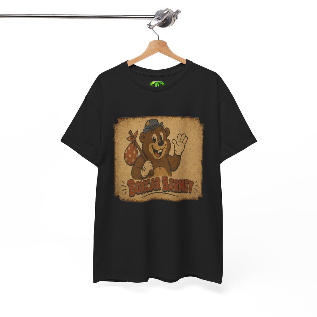 Boxcar Barney Tin - Kryptonite T-Shirt | Kryptonite Black Unisex Tee, S-4XL