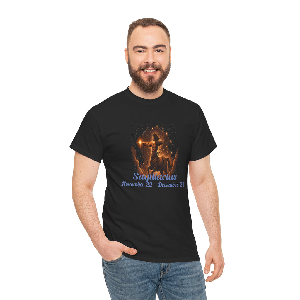 Sagittarius - Kryptonite T-Shirt | Kryptonite Black Unisex Tee, S-4XL
