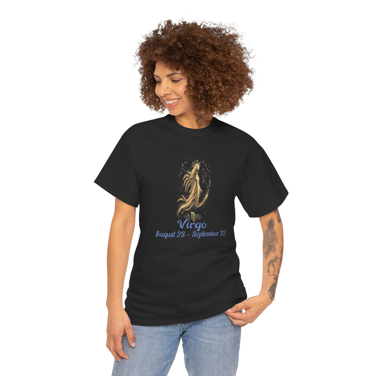 Virgo - Kryptonite T-Shirt | Kryptonite Black Unisex Tee, S-4XL