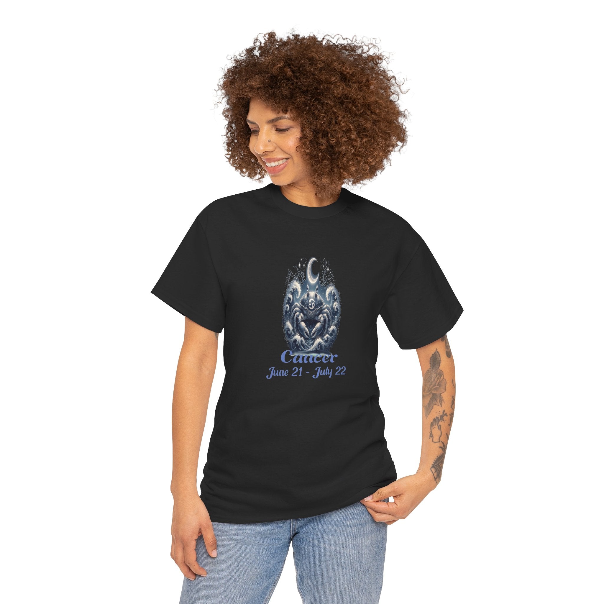 Zodiac Cancer Astrology 69 -Kryptonite T-Shirt | Kryptonite Black Unisex Tee, S-4XL