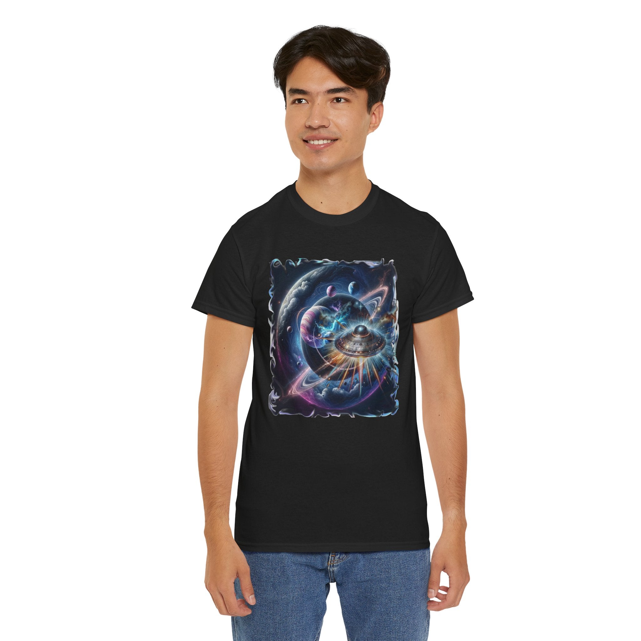 Galaxy Glimpse - Kryptonite T-Shirt | Kryptonite Black Unisex Tee, S-4XL
