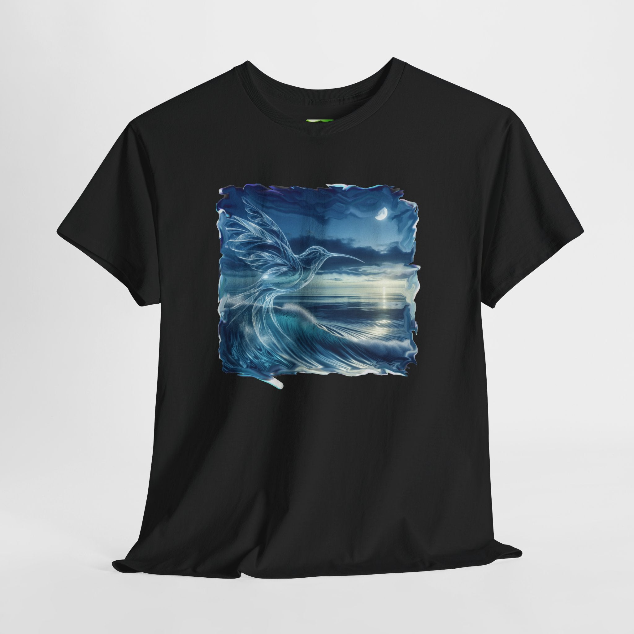 Humming Bird wave -  Kryptonite T-Shirt | Kryptonite Black Unisex Tee, S-4XL