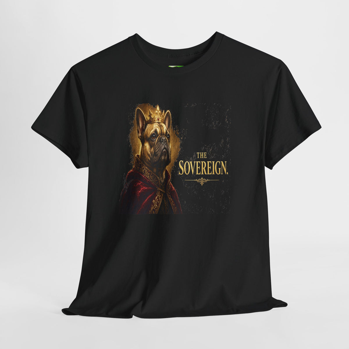 The Sovereign French Bulldog  - Kryptonite T-Shirt | Kryptonite Black Unisex Tee, S-4XL