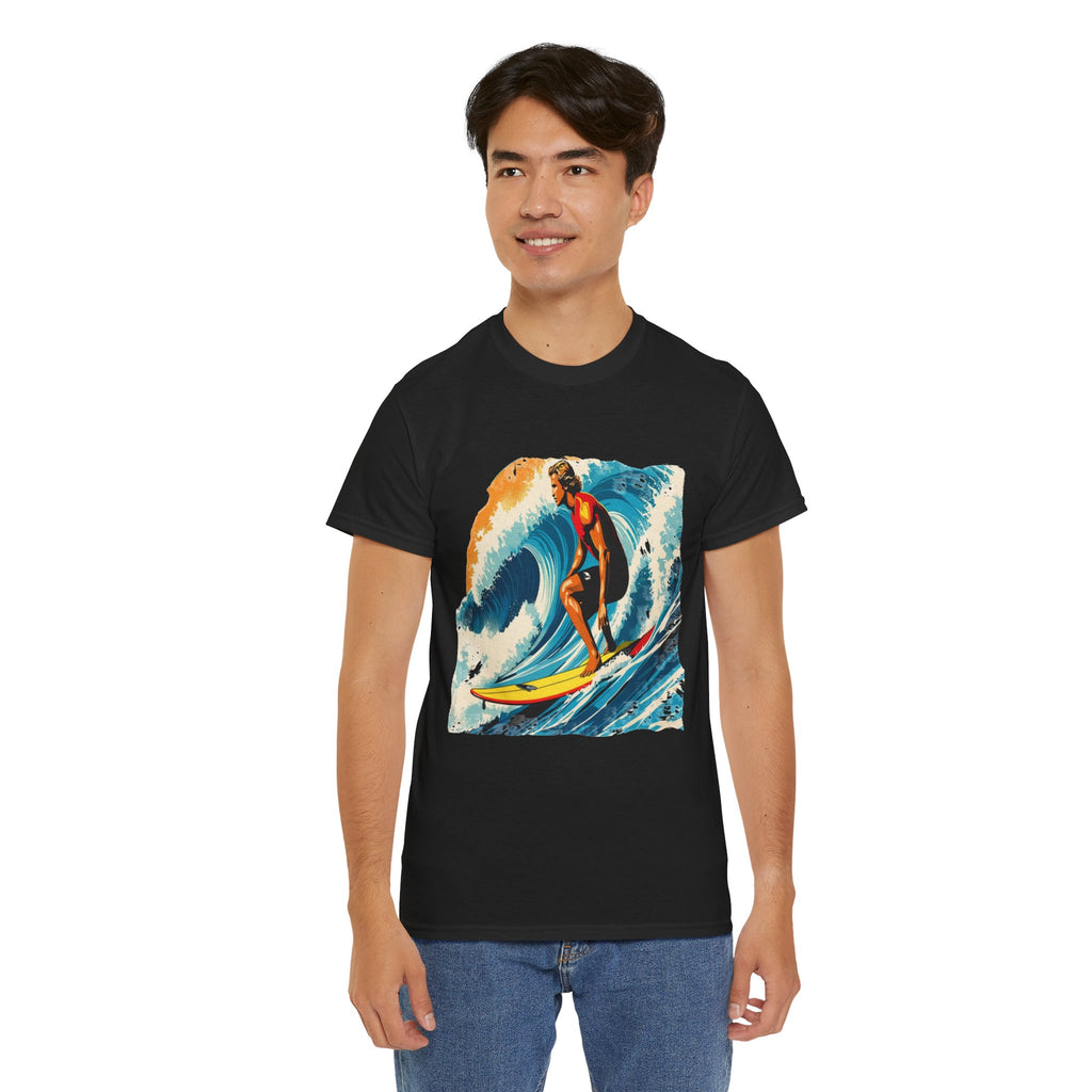 Retro Rider - Surfer Tee — Kryptonite T-Shirt | Kryptonite Black Unisex Tee, S-4XL