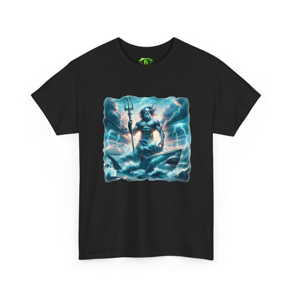 Neptunes Shark-  Kryptonite T-Shirt | Kryptonite Black Unisex Tee, S-4XL