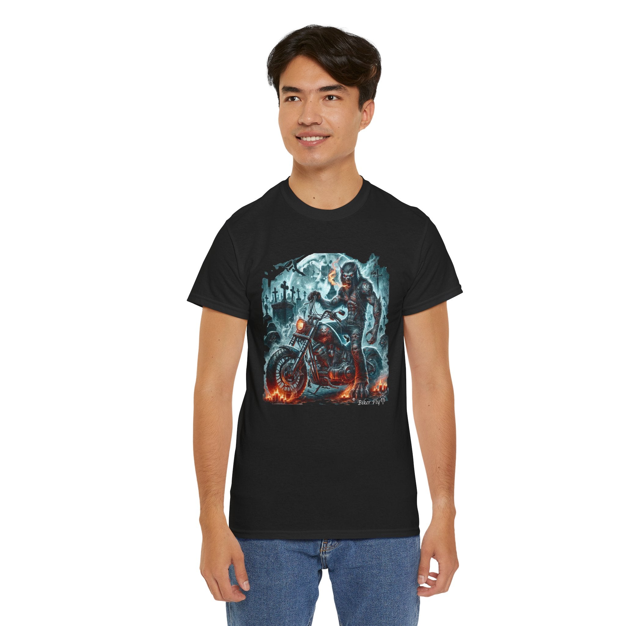 WereWolfBiker2 - Kryptonite T-Shirt | Kryptonite Black Unisex Tee, S-4XL