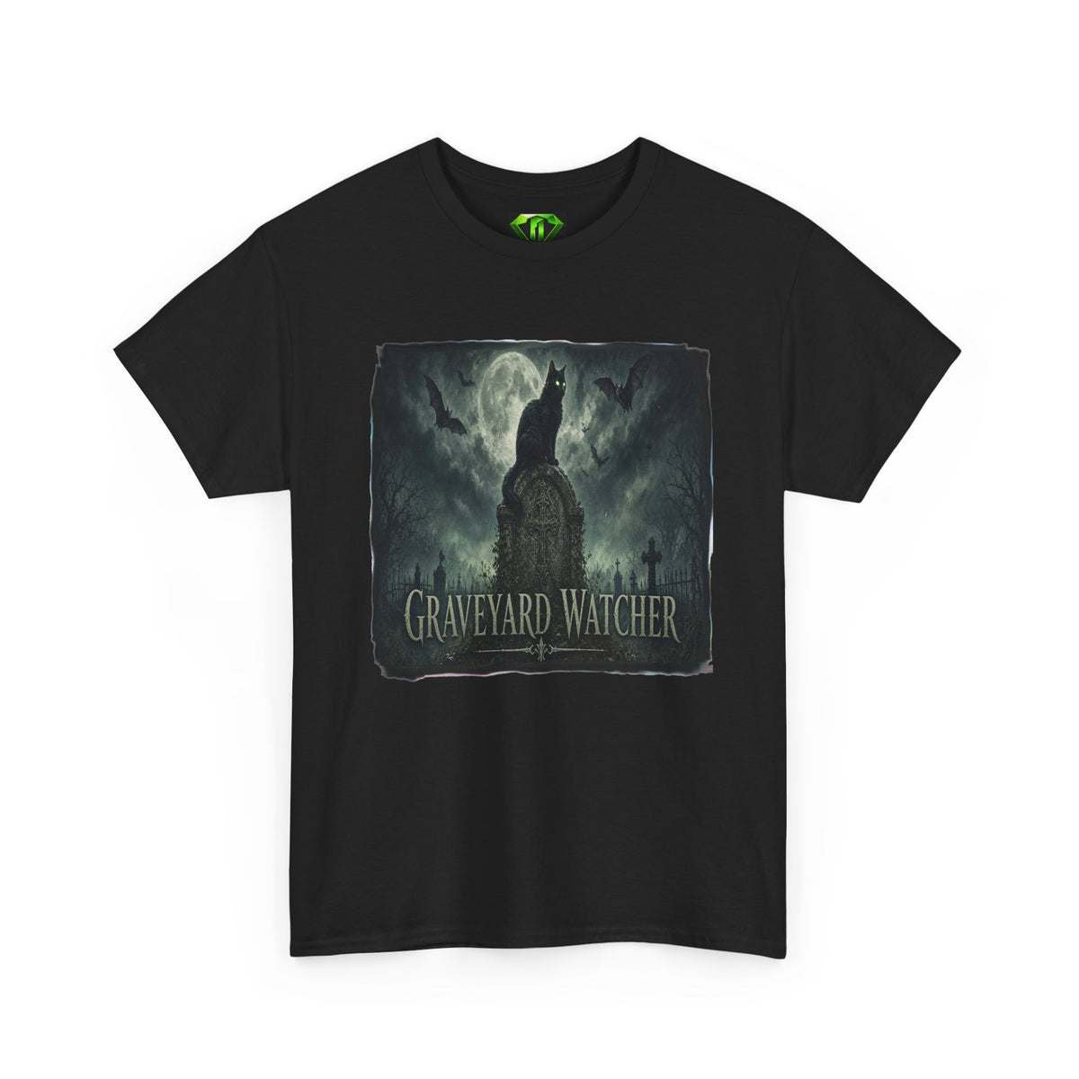 Graveyard  Watcher - Kryptonite T-Shirt | Kryptonite Black Unisex Tee, S-4XL