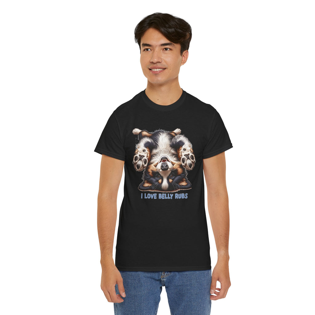I love Belly Rubs -  Kryptonite T-Shirt | Kryptonite Black Unisex Tee, S-4XL