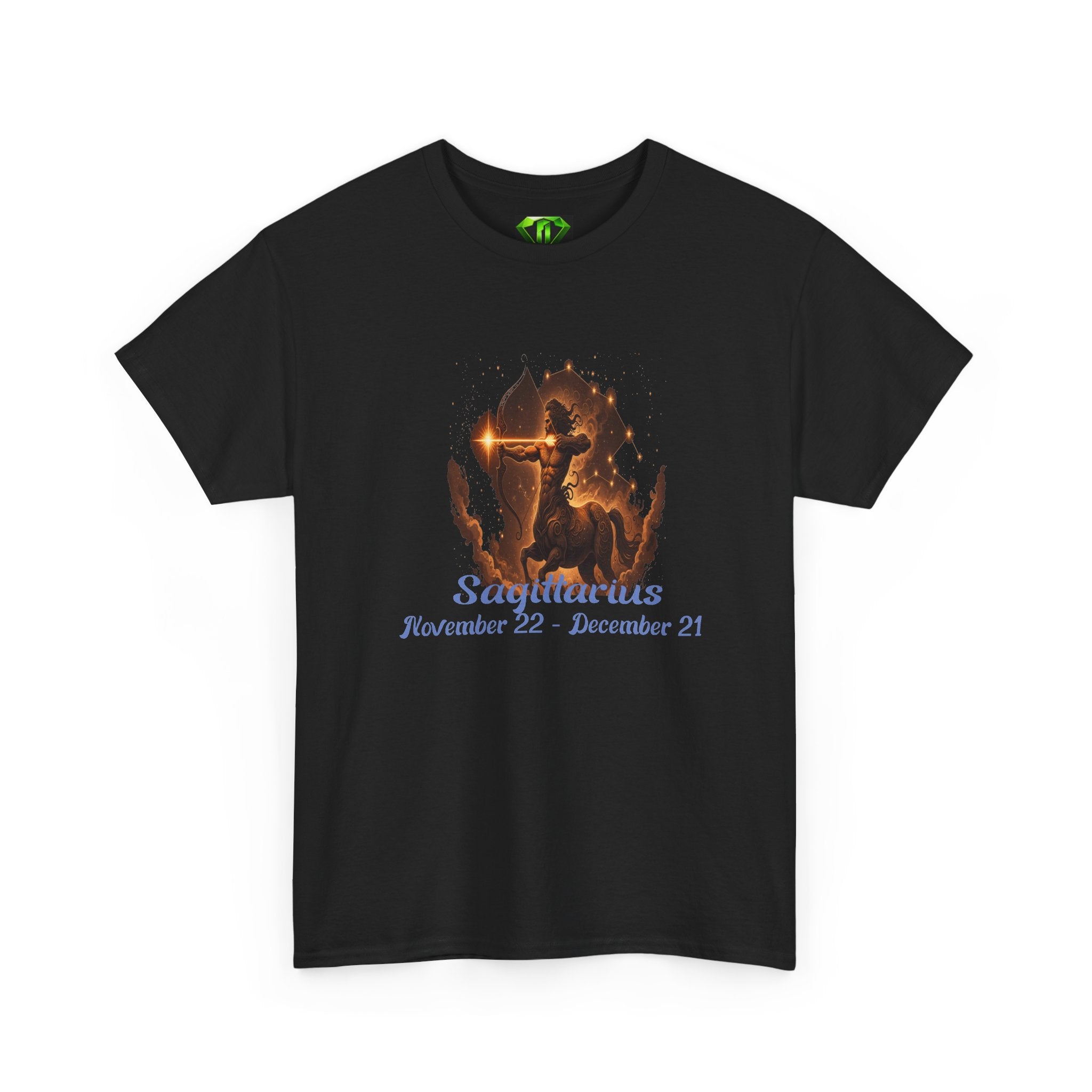 Sagittarius - Kryptonite T-Shirt | Kryptonite Black Unisex Tee, S-4XL