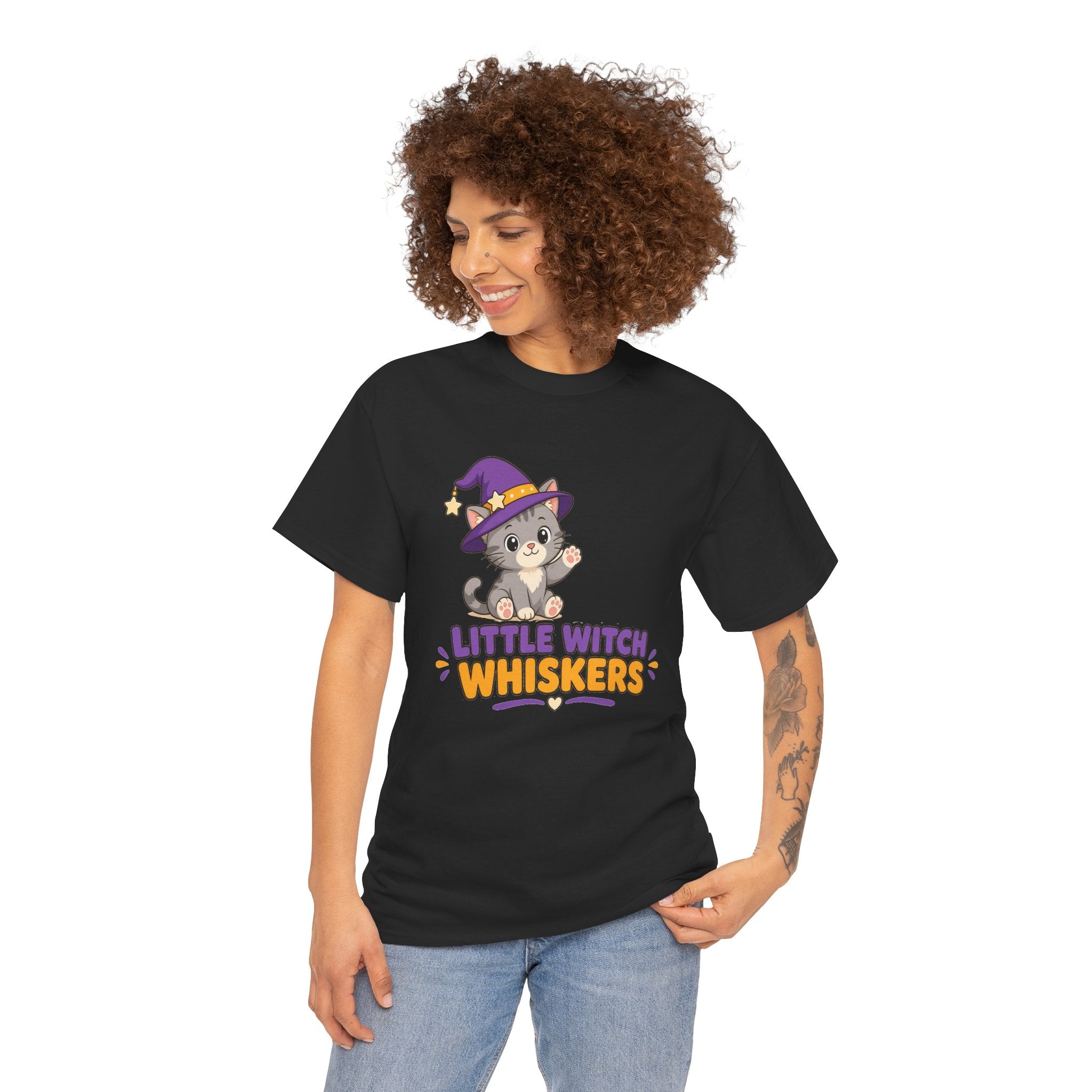 Little Witch Whiskers - Kryptonite T-Shirt | Kryptonite Black Unisex Tee, S-4XL