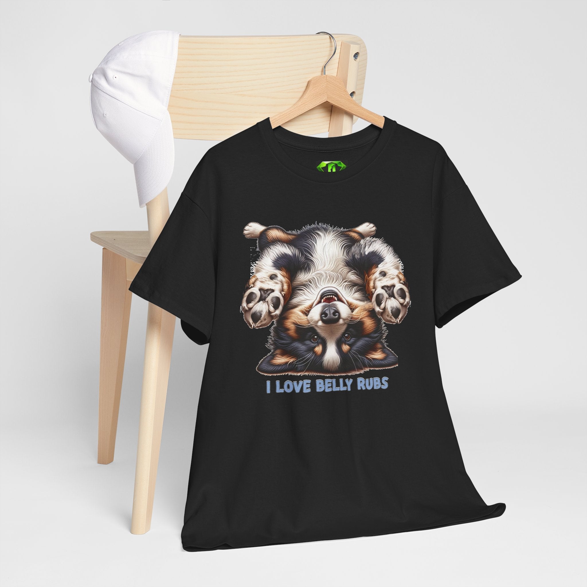 I love Belly Rubs -  Kryptonite T-Shirt | Kryptonite Black Unisex Tee, S-4XL
