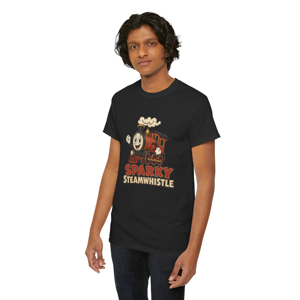 Sparky SteamWhistle - Kryptonite T-Shirt | Kryptonite Black Unisex Tee, S-4XL