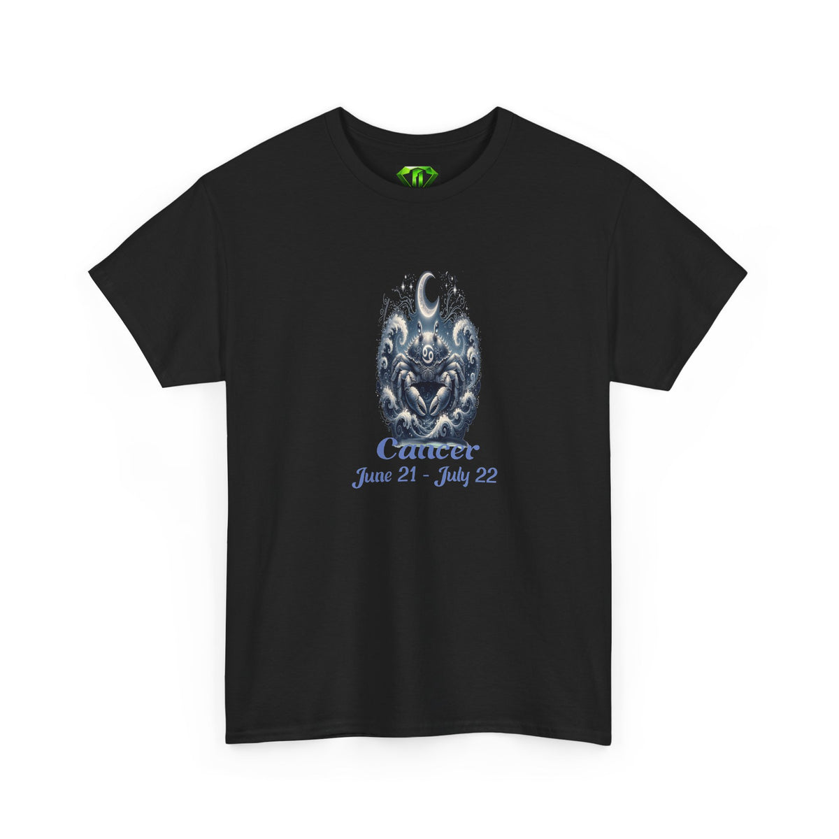 Zodiac Cancer Astrology 69 -Kryptonite T-Shirt | Kryptonite Black Unisex Tee, S-4XL
