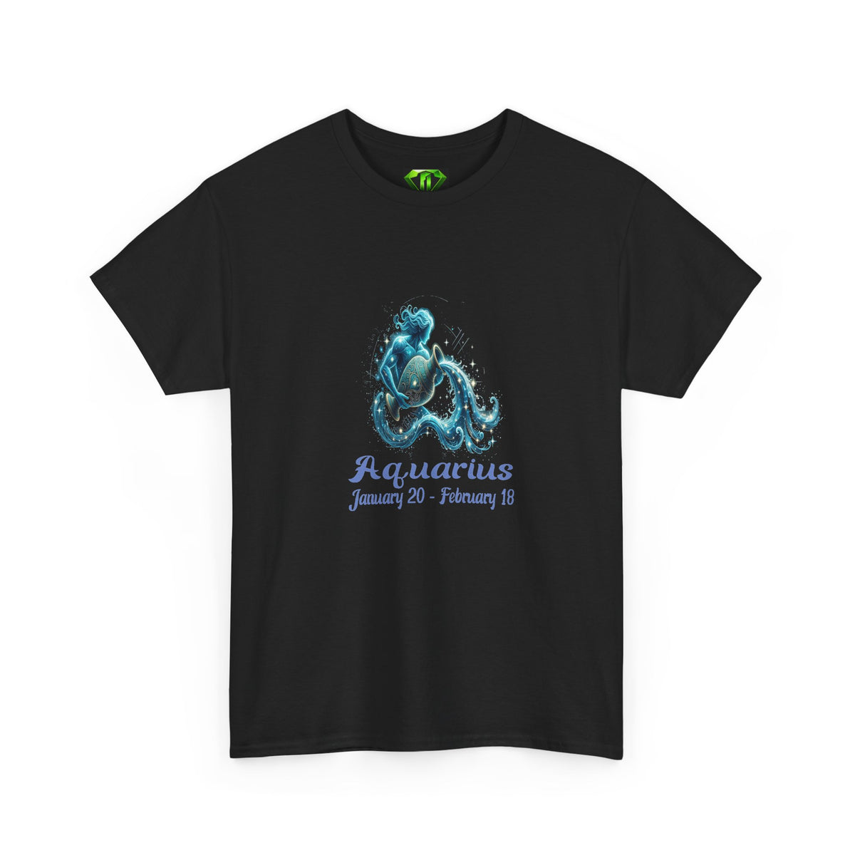 Aquarius - Kryptonite T-Shirt | Kryptonite Black Unisex Tee, S-4XL