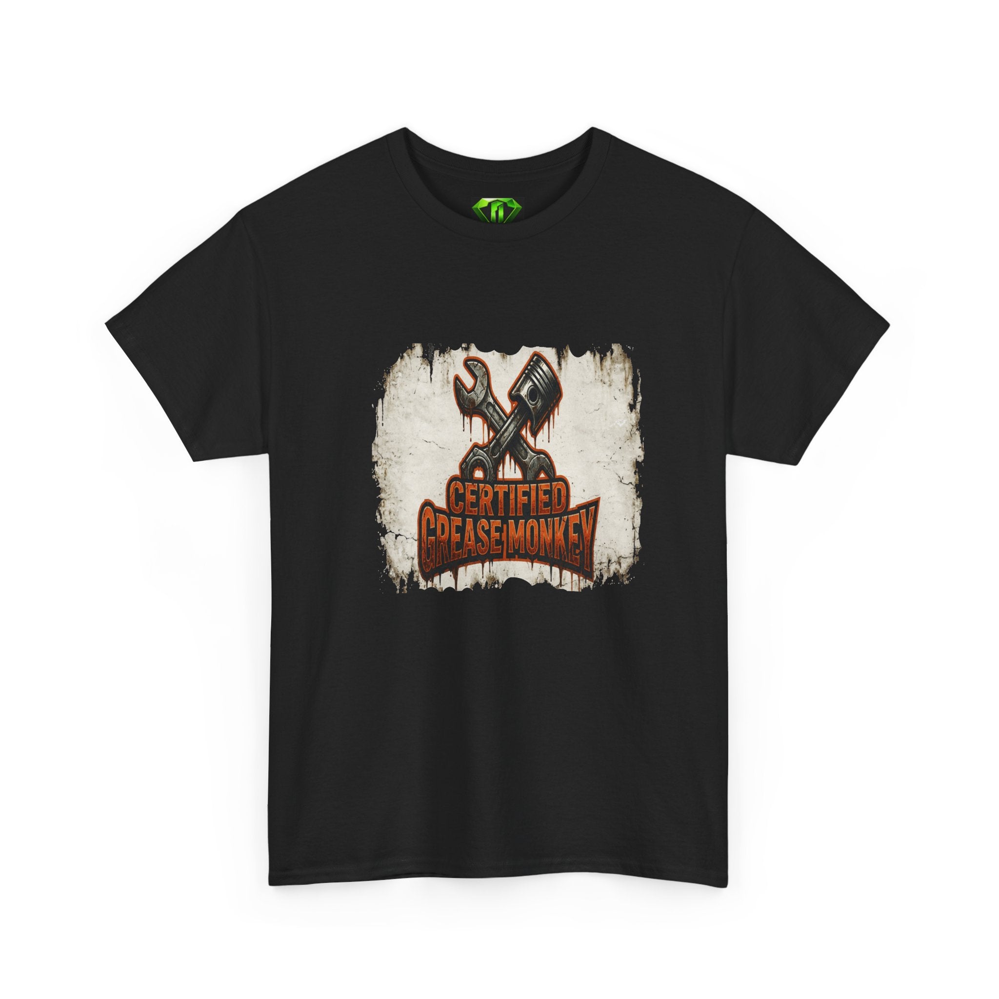 Certified Grease Mechanic 2— Kryptonite T-Shirt | Kryptonite Black Unisex Tee, S-4XL