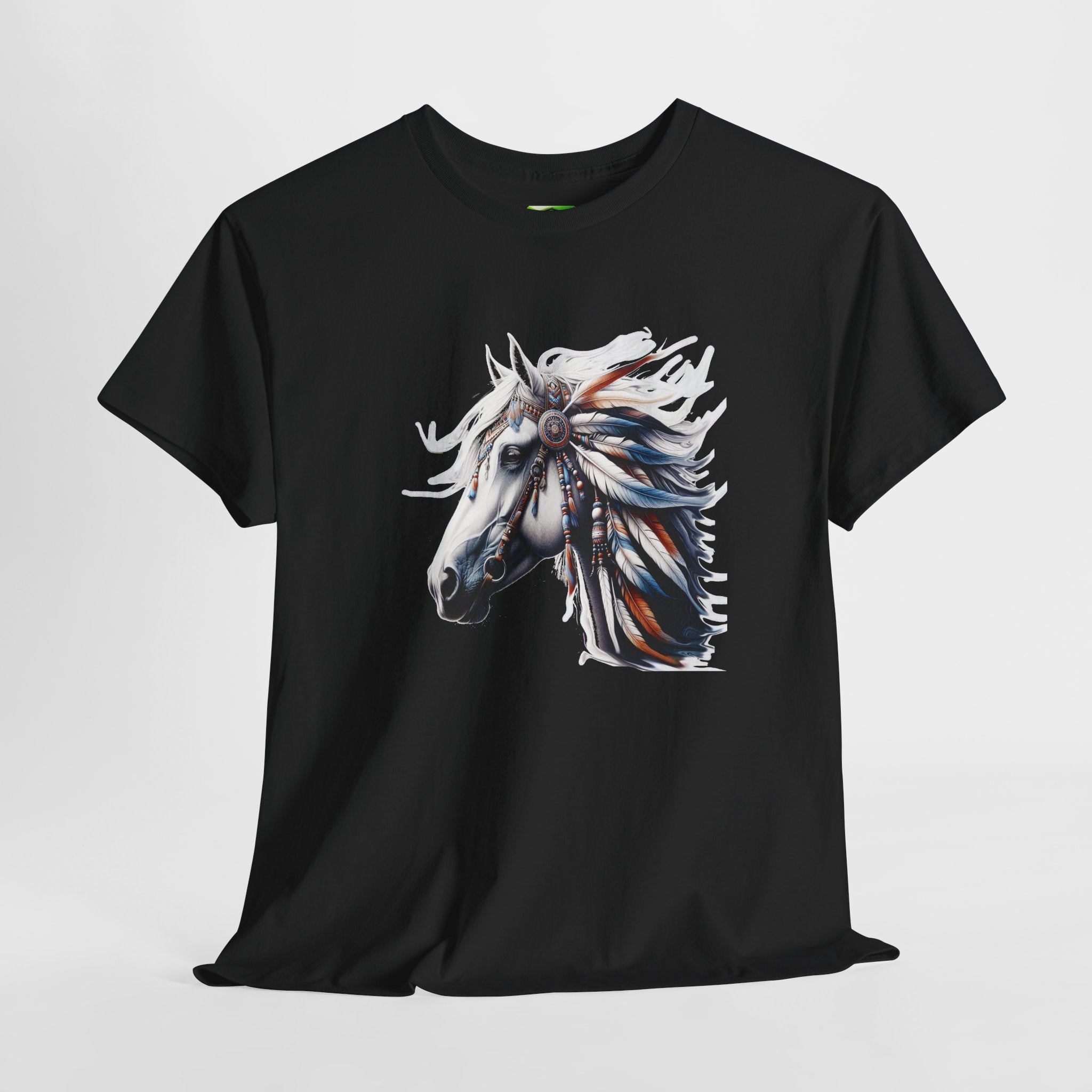 Native American Horse - Kryptonite T-Shirt | Kryptonite Black Unisex Tee, S-4XL