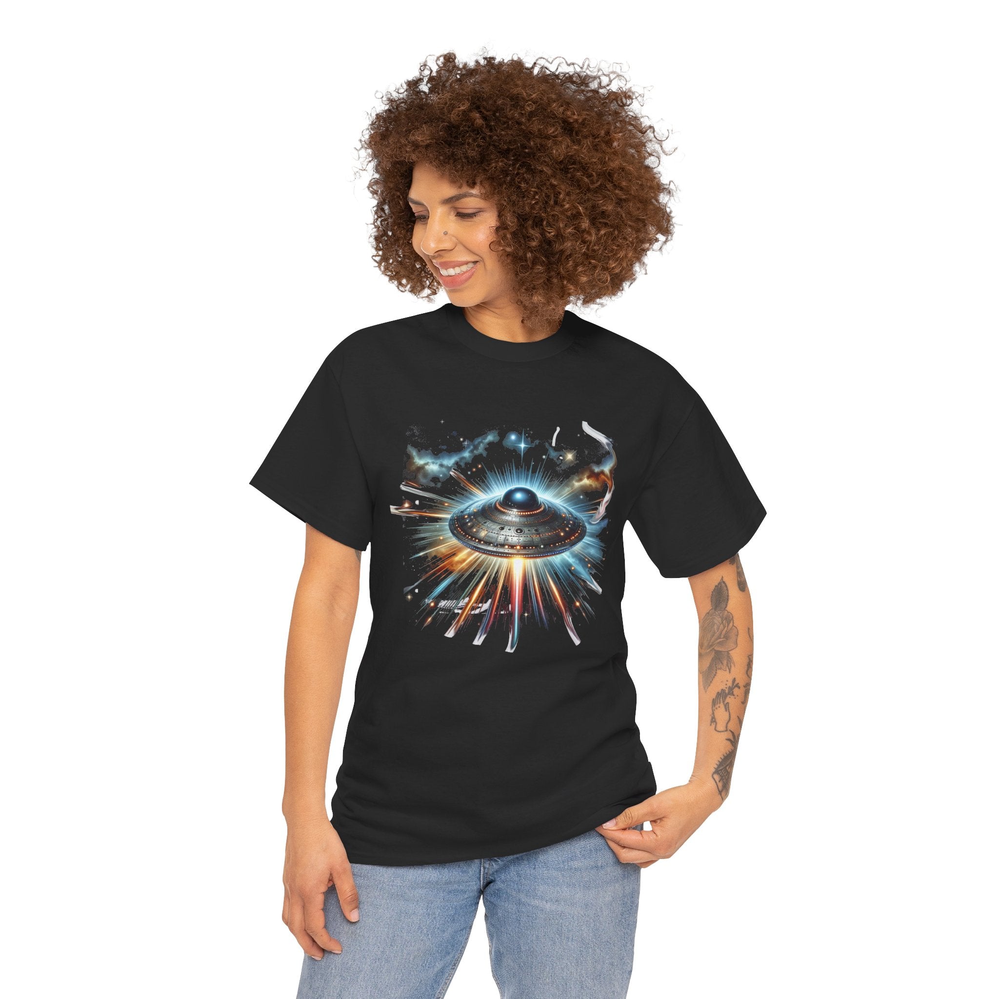 UFO Craft - Kryptonite T-Shirt | Kryptonite Black Unisex Tee, S-4XL