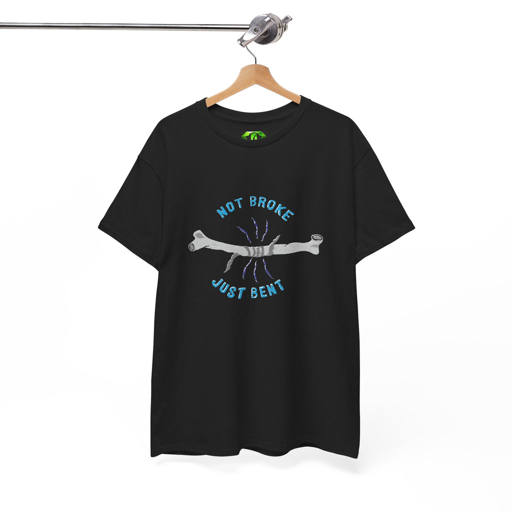 Not Broke Just Bent -  Kryptonite T-Shirt | Kryptonite Black Unisex Tee, S-4XL