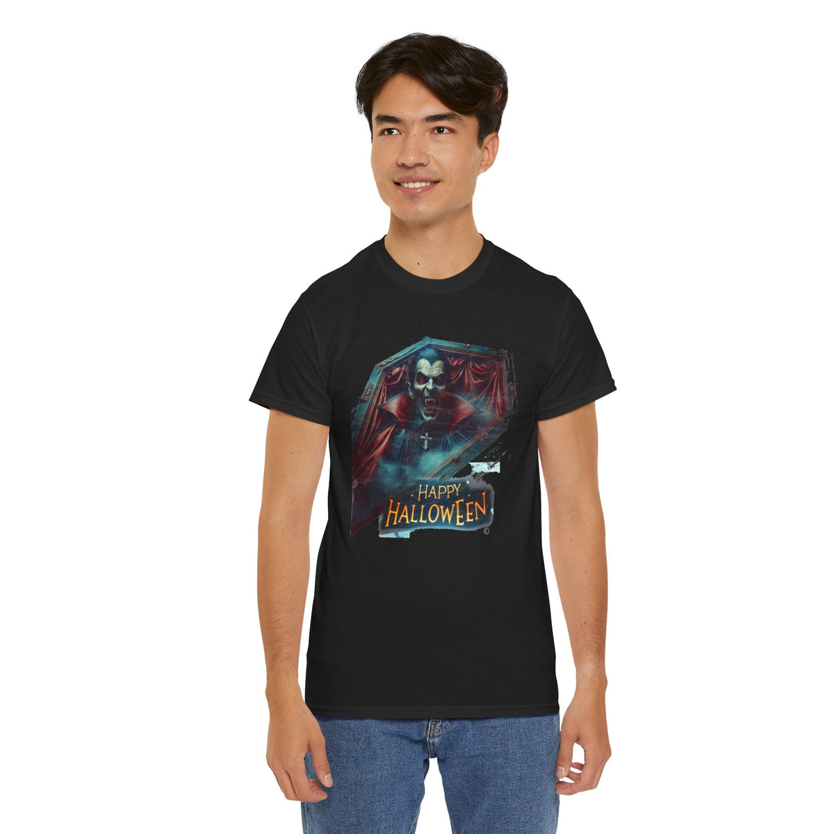 Dracula Halloween -  Kryptonite T-Shirt | Kryptonite Black Unisex Tee, S-4XL