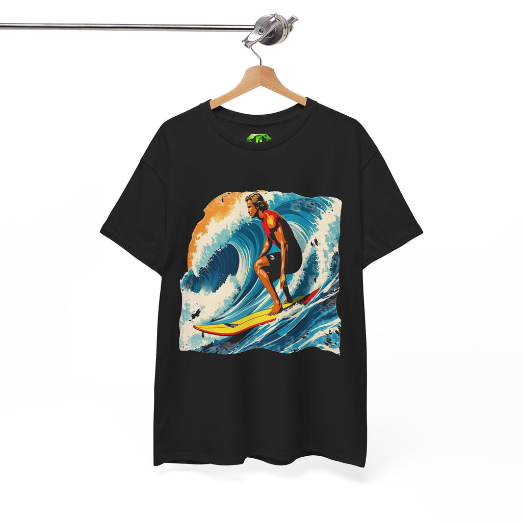 Retro Rider - Surfer Tee — Kryptonite T-Shirt | Kryptonite Black Unisex Tee, S-4XL