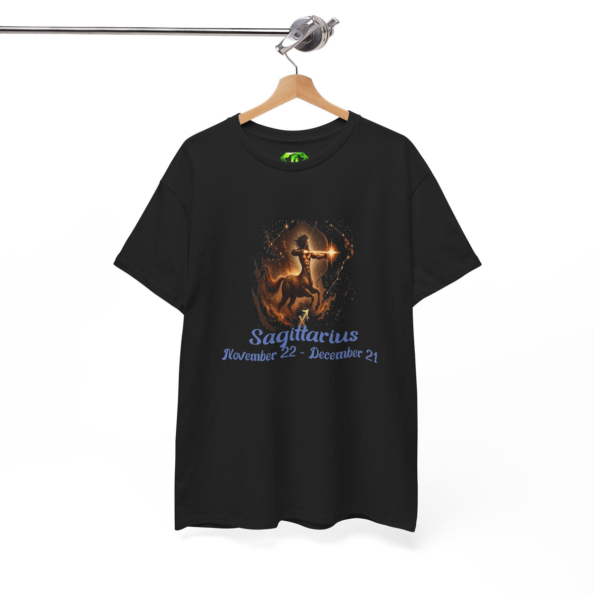Sagittarius - Kryptonite T-Shirt | Kryptonite Black Unisex Tee, S-4XL
