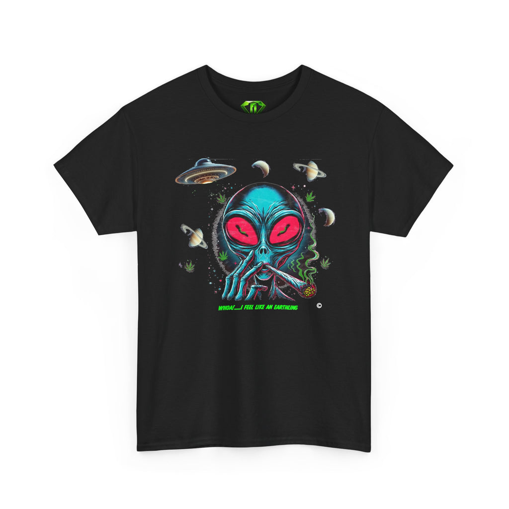 Whoa I feel like an Earthling- Kryptonite T-Shirt | Kryptonite Black Unisex Tee, S-4XL